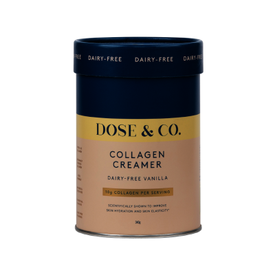 Dose & Co Dairy-Free Vanilla Collagen Creamer 340g