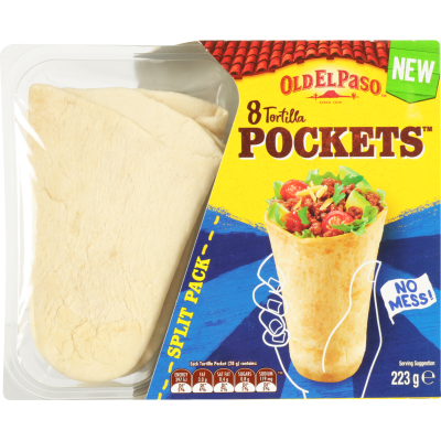Old El Paso Tortilla Pockets 223g