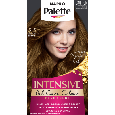 Napro Palette Intensive Light Gold Brown 5-5 Hair Colour 1pk