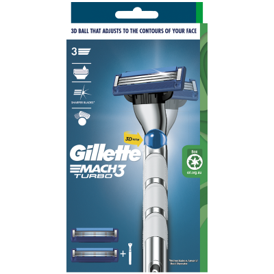 Gillette Mach 3 Turbo Razor 1pk