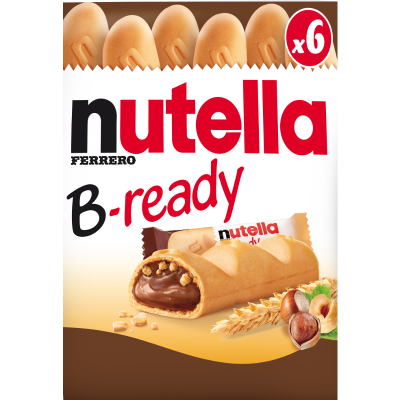 Nutella Fererro B-Ready Biscuits 6 x 22g