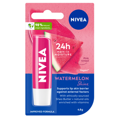 Nivea Watermelon Shine Lip Balm 4.8g