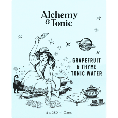 Alchemy & Tonic Grapefruit & Thyme Tonic Water 4 x 250ml