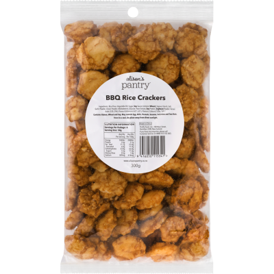 BBQ Rice Crackers 300g