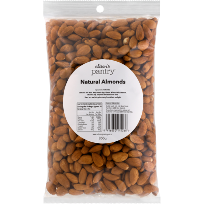 Natural Almonds 850g