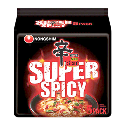 Nongshim Super Spicy Shin Red Noodles 600g