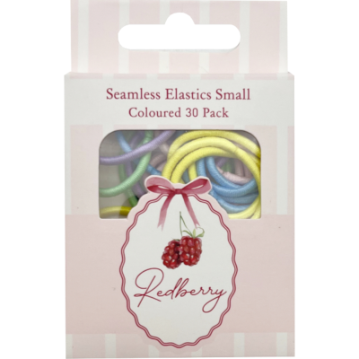 Korbond Redberry Seamless Elastics Small Coloured 30pk