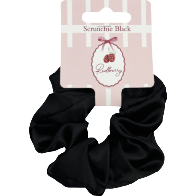 Korbond Redberry Scrunchie Black 1pk