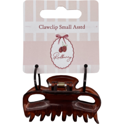 Korbond Redberry Small Clawclip Assorted 1pk