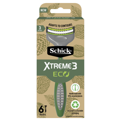 Schick Mens Eco Disposable Razors 6pk
