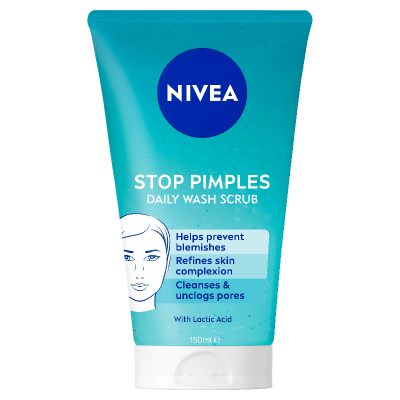 Nivea Stop Pimples Daily Wash Scrub 150ml