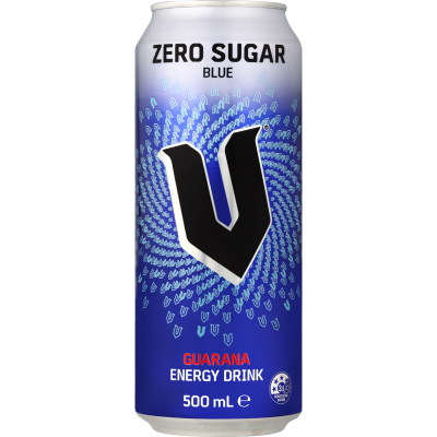 V Zero Sugar Blue Guarana Energy Drink 500ml