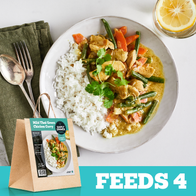 Mild green chicken 2024 curry