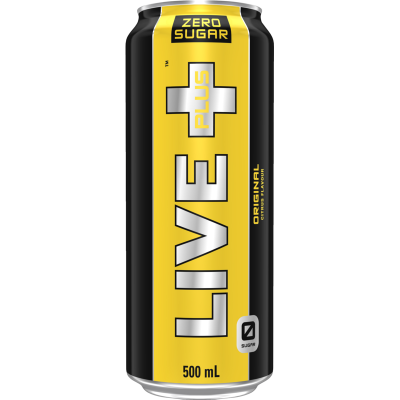 Live Plus Zero Sugar Energy Drink 500ml