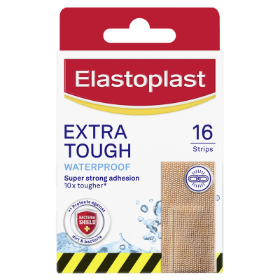 Elastoplast Extra Tough Waterproof Plasters 16pk