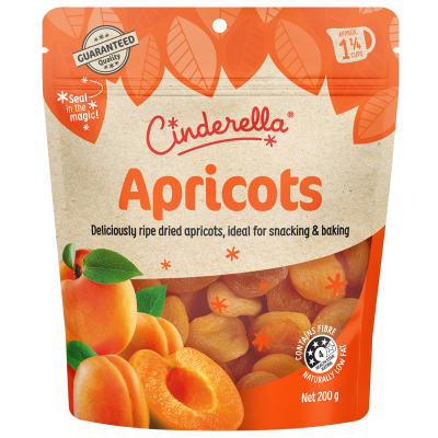 Cinderella Apricots 200g