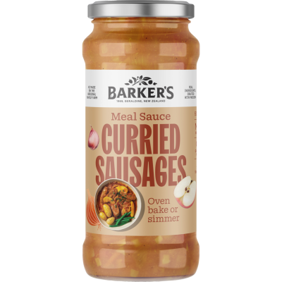 Barker's Curried Sausages Meal Sauce 500g