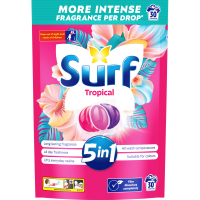 Surf Tropical Laundry Capsules 30pk