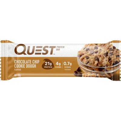 Quest Choc Chip Cookie Dough Flavour Protein Bar 60g