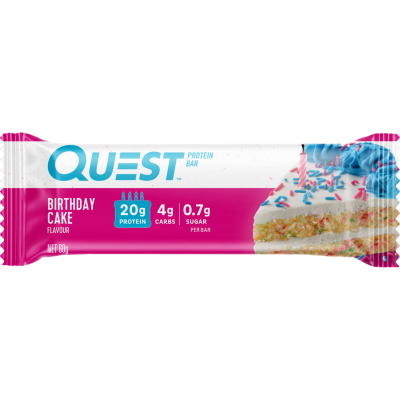 Quest Birthday Cake Flavour Protein Bar 60g