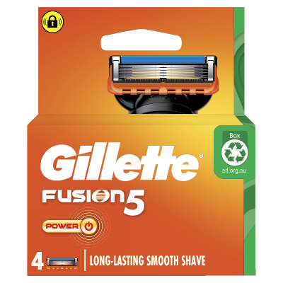Gillette Fusion 5 Power Cartridges 4pk