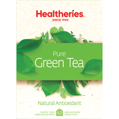 Healtheries Pure Green Tea Bags 40pk