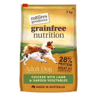 Natures Goodness Chicken with Lamb and Garden Vegetable Dog Food 7kg
