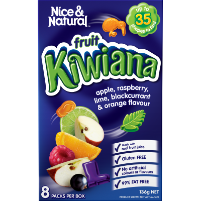 Nice & Natural Kiwiana Fruit Snacks 8pk