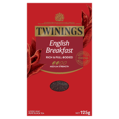 Twinings English Breakfast Loose Leaf Tea 125g