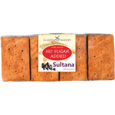 Slavica Bakery No Sugar Added Sultana Biscuits 210g
