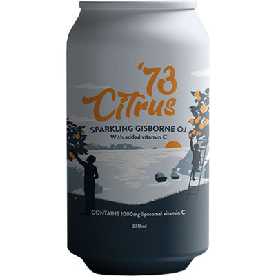 73 Citrus Sparkling Gisborne OJ With Vitamin C 330ml