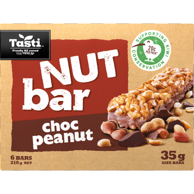 Tasti Choc Peanut Nut Bar 210g