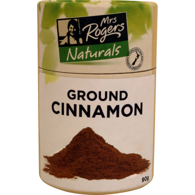 Mrs Rogers Naturals Ground Cinnamon Canister 90g