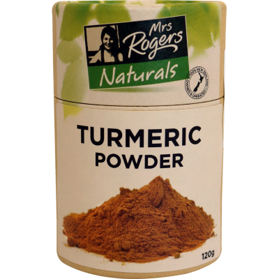 Mrs Rogers Naturals Turmeric Powder Canister 120g