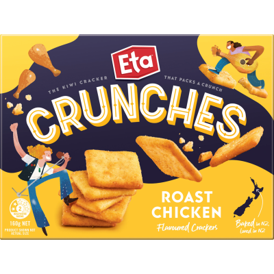 Eta Crunches Roast Chicken Flavoured Crackers 160g