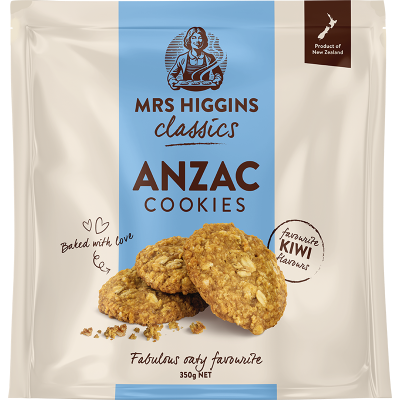 Mrs Higgins Classic Anzac Cookies 350g