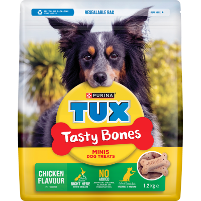 Purina TUX Tasty Bones Minis Dog Treats 1.2kg
