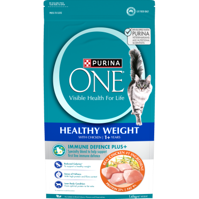 Purina ONE Healthy Weight Chicken Dry Cat Food 1.4kg