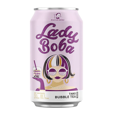 Hong Da Ma Foods Lady Boba Taro Bubble Tea 315ml