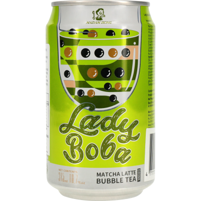 Hong Da Ma Foods Lady Boba Matcha Latte Bubble Tea 315ml