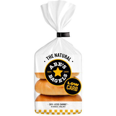 Abe's Low Carb Real Bagels 4pk