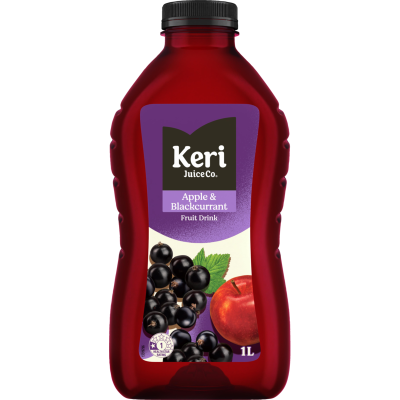 Keri Favourites Apple & Blackcurrant Fruit Drink 1l