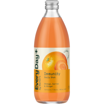 Barker's Orange Carrot & Ginger Immunity Daily Shots 490ml