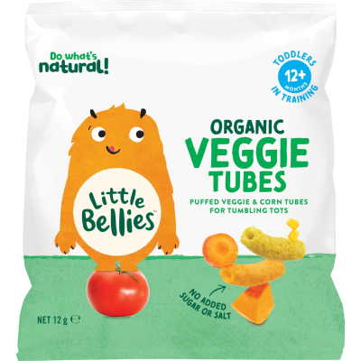 Little Bellies Organic Veggie Tubes 12+ Months 12g