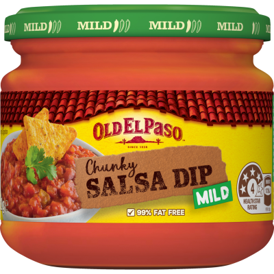 Old El Paso Mild Chunky Salsa Dip 312g