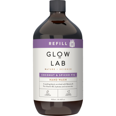 Glow Lab Coconut & Spiced Fig Hand Wash Refill 900ml