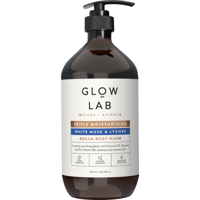 Glow Lab Triple Moisturising Cream Body Wash 900ml