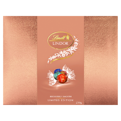 Lindt Lindor Assorted Rose Gold Gift Box 230g