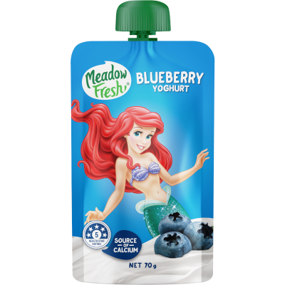 Meadow Fresh Blueberry Yoghurt Pouch 70g