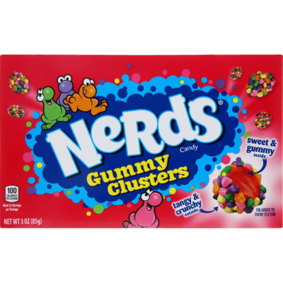 NERDS Theatre Box Gummy Clusters 85g